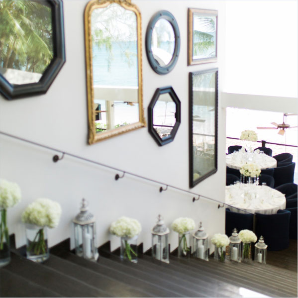 Luxury hotels in Barbados Wedding and honeymoon venues Lone Star Hotel wedding stairs